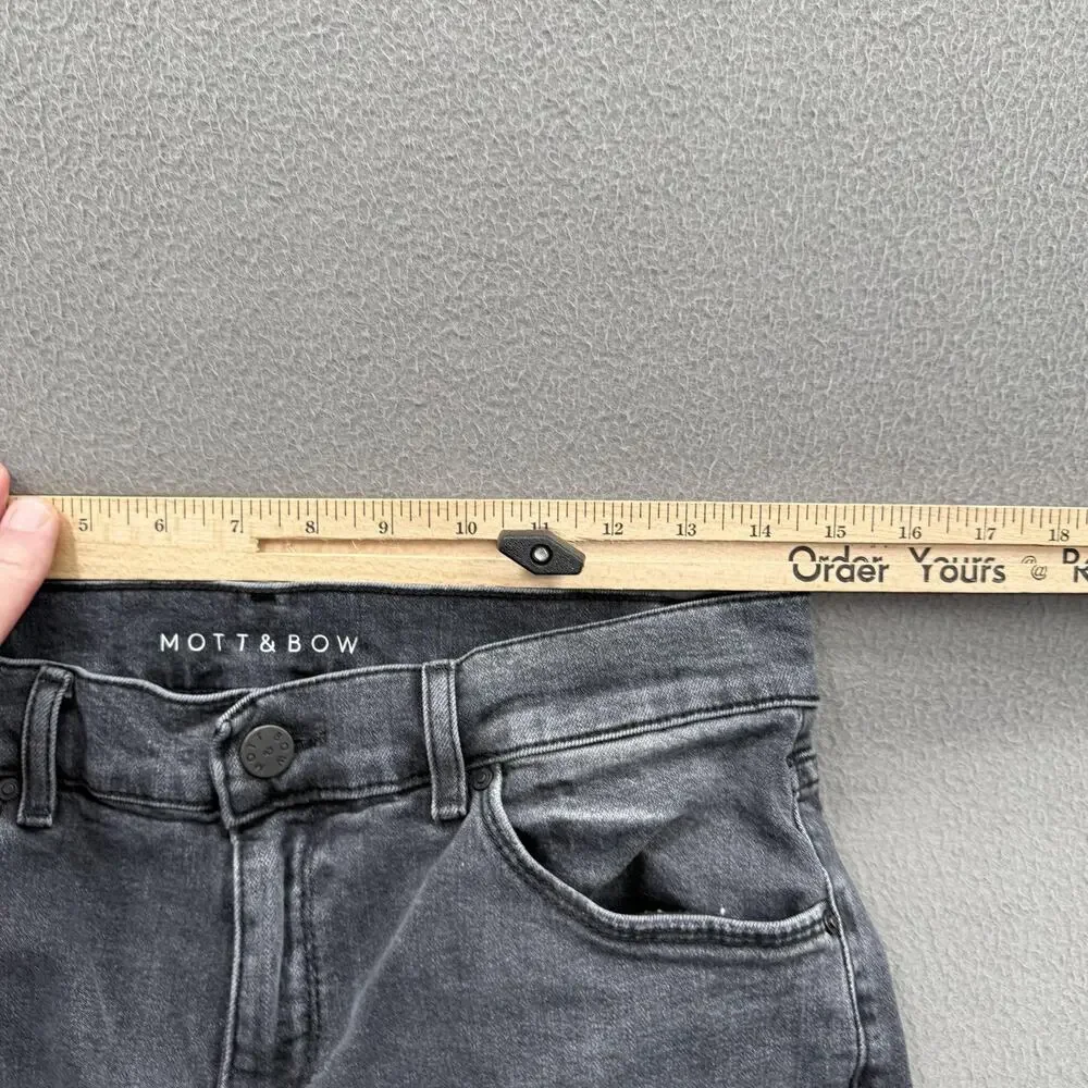 Mott & Bow Jeans Mens 29x30 Gray Wash Slim Straight Stretch‎ Denim Honduras